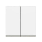 Armário Aéreo 70 cm 2 Portas Rustic/Branco Glamy Madesa