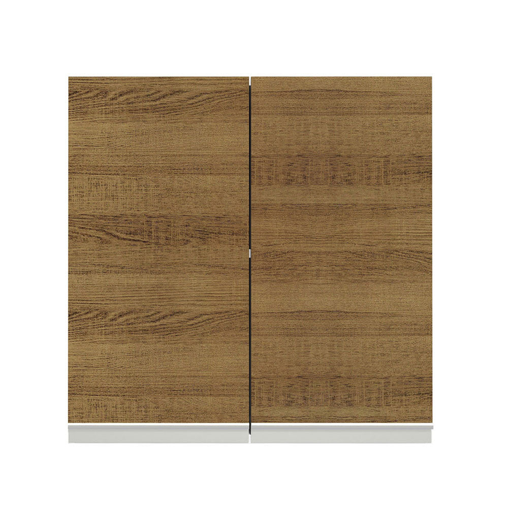 Armário Aéreo 70 cm 2 Portas Branco/Rustic Glamy Madesa