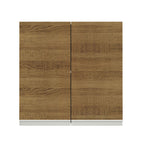 Armário Aéreo 70 cm 2 Portas Branco/Rustic Glamy Madesa