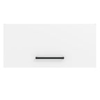 Armário Aéreo de Cozinha Madesa Agata 70 cm 1 Porta Basculante Branco