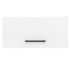 Armário Aéreo de Cozinha Madesa Agata 70 cm 1 Porta Basculante Rustic/Branco
