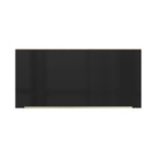 Armário Aéreo 70 cm 1 Porta Rustic/Preto Lux Madesa