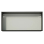 Armário Aéreo Madesa Reims 70 cm 1 Porta Preto