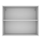 Armário Aéreo 80 cm 2 Portas Branco/Crema Agata Madesa