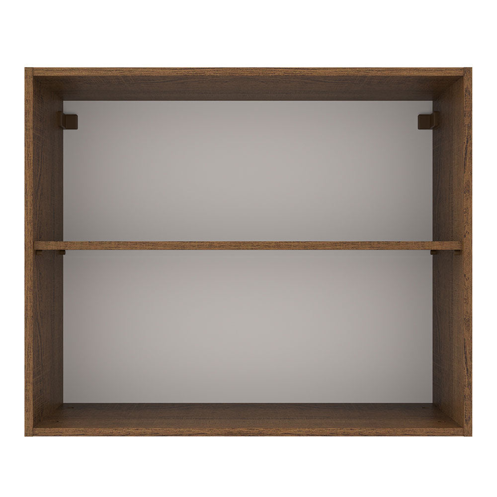 Armário Aéreo 80 cm 2 Portas Rustic/Crema Agata Madesa