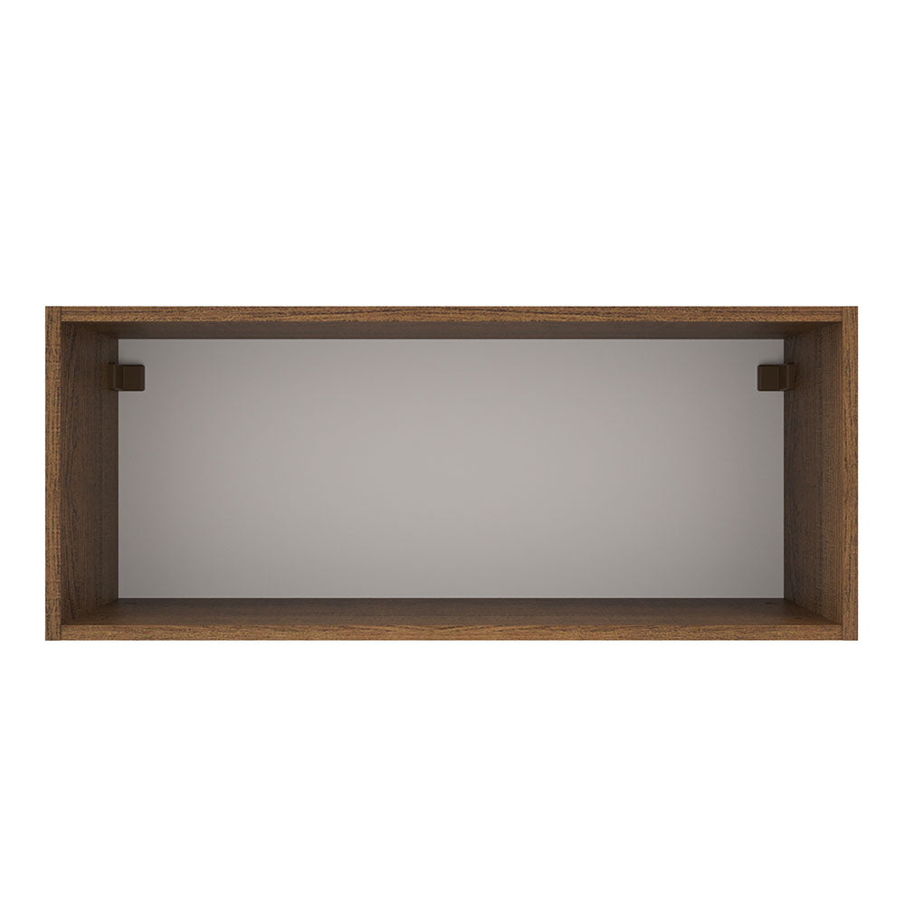 Armário Aéreo 80 cm 1 Porta Basculante Rustic/Crema Agata Madesa