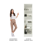 Paneleiro Madesa Smart 2 Portas Branco/Rustic