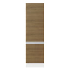 Paneleiro Madesa Acordes 100% MDF 60 cm 2 Portas Branco/Rustic