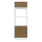 Torre Quente Para 2 Fornos Madesa Acordes 100% MDF Branco/Rustic