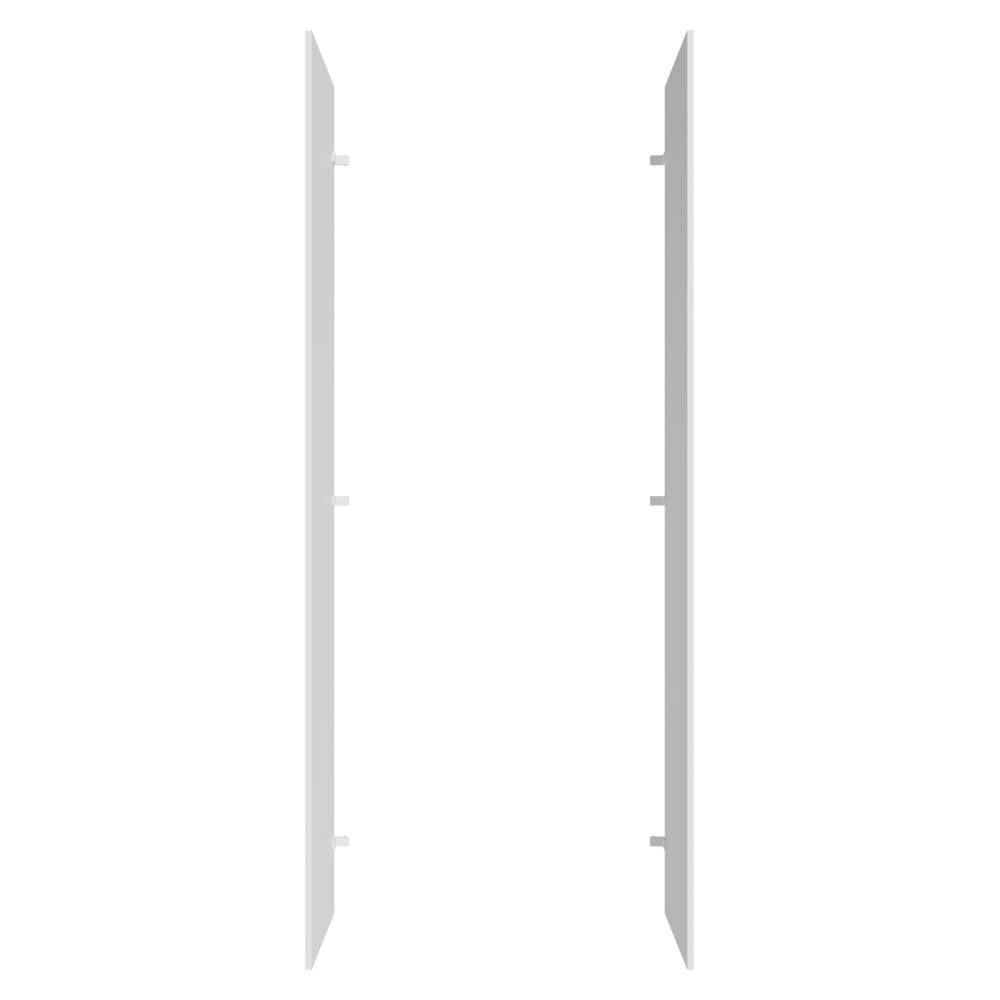 Painel Fechamento Lateral para Cozinha 225 x 60cm Branco Madesa