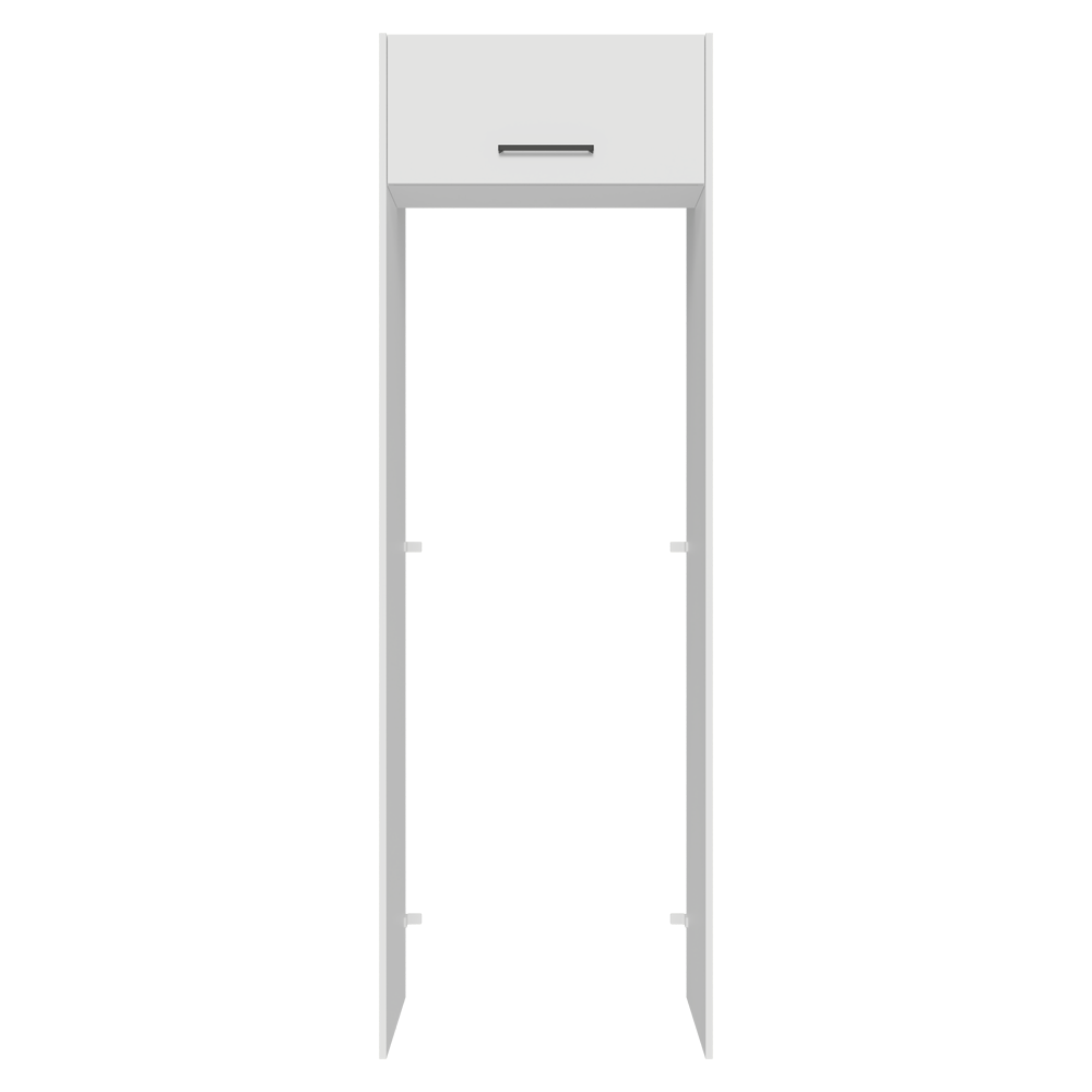 Porta-Geladeira 73 cm 1 Porta Basculante Branco Agata Madesa