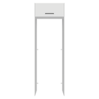 Porta-Geladeira 73 cm 1 Porta Basculante Branco Agata Madesa