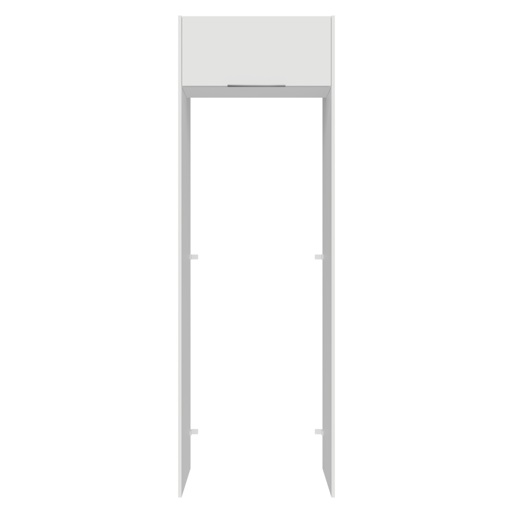 Porta-Geladeira 73 cm 1 Porta Basculante Branco Stella Madesa