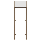 Porta-Geladeira 73 cm 1 Porta Basculante Rustic/Branco Stella Madesa