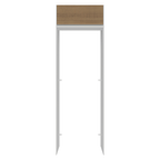 Porta-Geladeira 73 cm 1 Porta Basculante Branco/Rustic Glamy Madesa