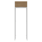 Porta-Geladeira 73 cm 1 Porta Basculante Branco/Rustic Stella Madesa