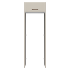 Porta-Geladeira 73 cm 1 Porta Basculante Crema/Branco/Crema Agata Madesa