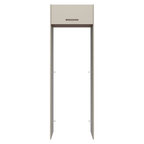 Porta-Geladeira 73 cm 1 Porta Basculante Crema/Rustic/Crema Agata Madesa