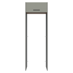Porta-Geladeira 73 cm 1 Porta Basculante Cinza/Rustic/Cinza Agata Madesa
