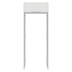 Porta-Geladeira 83 cm 1 Porta Basculante Branco Stella Madesa