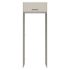 Porta-Geladeira 83 cm 1 Porta Basculante Crema/Branco/Crema Agata Madesa