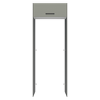Porta-Geladeira 83 cm 1 Porta Basculante Cinza/Branco/Cinza Agata Madesa