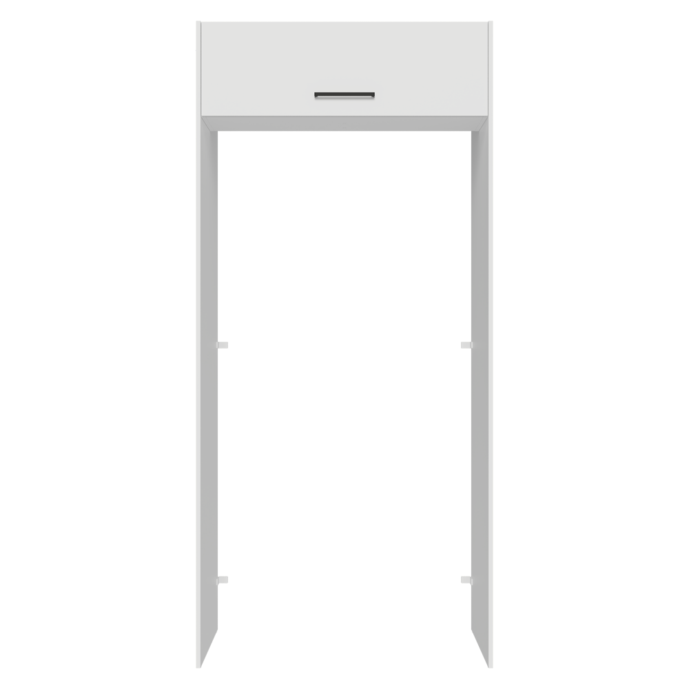 Porta-Geladeira 103 cm 1 Porta Basculante Branco Agata Madesa
