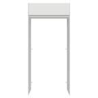Porta-Geladeira 103 cm 1 Porta Basculante Branco Glamy Madesa