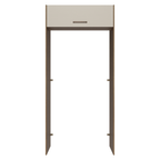 Porta-Geladeira 103 cm 1 Porta Basculante Rustic/Crema Agata Madesa