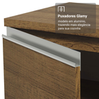 Armário de Cozinha Completa 549cm Rustic Glamy Madesa 01