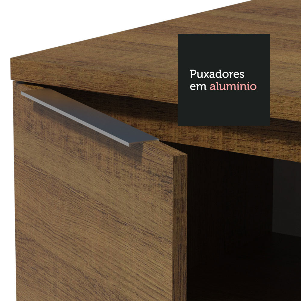 Armário de Cozinha Completa de Canto 489cm Rustic Stella Madesa