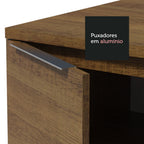 Armário de Cozinha Completa de Canto 489cm Rustic Stella Madesa