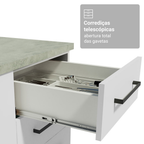 Armário de Cozinha Completa 270 cm Branco Agata Madesa 12