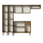 Armário de Cozinha Completa 229cm Rustic Emilly Madesa 08