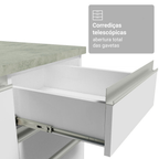 Armário de Cozinha Completa 270 cm Branco Glamy Madesa 17