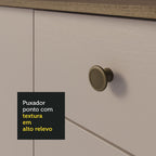 Armário de Cozinha Compacta 235cm Rustic/Crema Gourmet Madesa 01