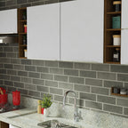 Armário de Cozinha Completa 300cm Rustic/Branco Veludo Lux da Sabrina Madesa