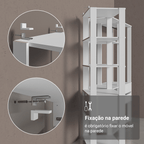 Guarda-Roupa Closet Modulado 6 Gavetas 210 cm Branco Valencia Madesa