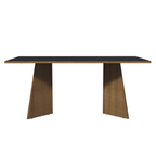 Mesa para Escritório Diretor Presidente 180cm Rustic/Preto 5388 Madesa