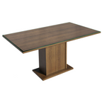 Conjunto Sala de Jantar Tampo de Vidro 6 Cadeiras Rustic/Oxford Azaleia Madesa