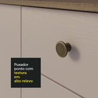 Armário de Cozinha Compacta Quiosque 235cm Rustic/Crema Gourmet Madesa 01