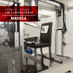 Conjunto Sala de Jantar Madesa Clarice Mesa Tampo de Madeira com 8 Cadeiras Rustic/Floral Hibiscos