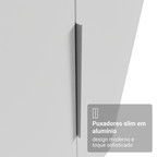 Guarda-Roupa Modulado 1 Porta 5 Nichos Branco Neo Madesa