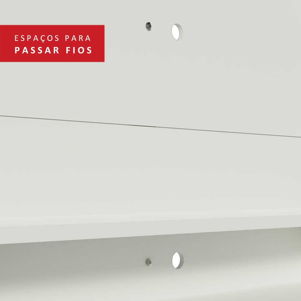 Painel para TV até 60 Polegadas Madesa Alfa Branco
