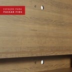 Painel para TV até 60 Polegadas Madesa Alfa Rustic