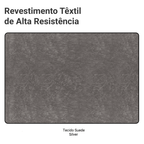 Cabeceira Estofada Modular Kit 6 Peças para Camas de Solteiro Silver Madesa