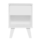 Mesa de Cabeceira Branca com 1 Gaveta 3235 Madesa