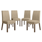 Kit 4 Cadeiras de Jantar 4255 Rustic/Imperial Madesa