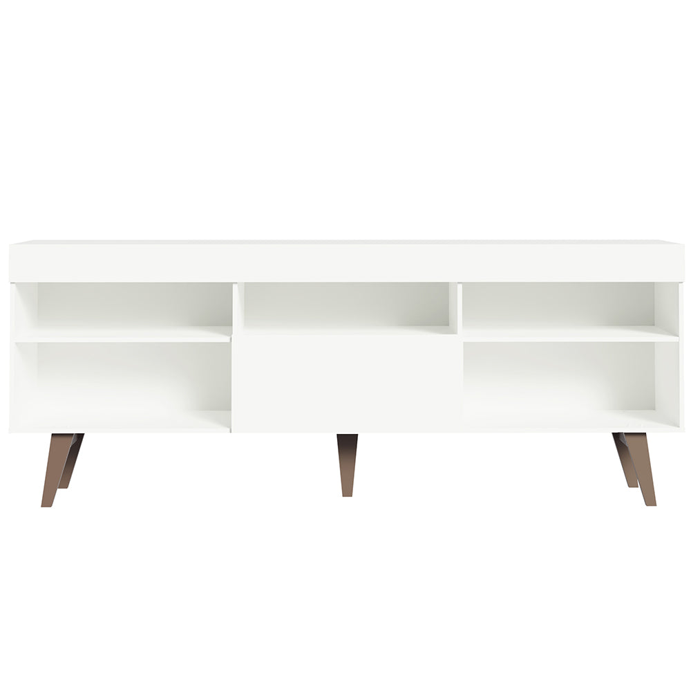 Rack para TV até 75 Polegadas Lille Madesa 180 cm 1 Porta Branco