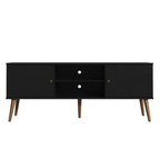 Rack para TV até 65 Polegadas Madesa 6921 com 2 Portas Preto PO